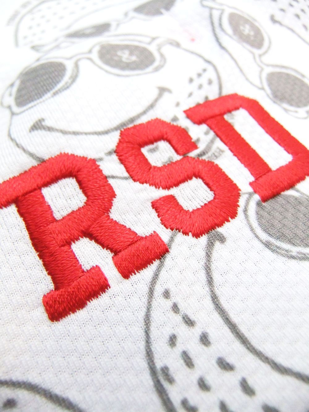 【LADIES】BAD BALL MOCK.W   メガネボール柄 半袖ポロ   RSL-22021