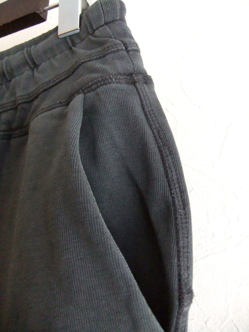 Sulfur Dyed Jersey  ジャージー ジョグパンツ  (チャコールグレー)  ST-18650