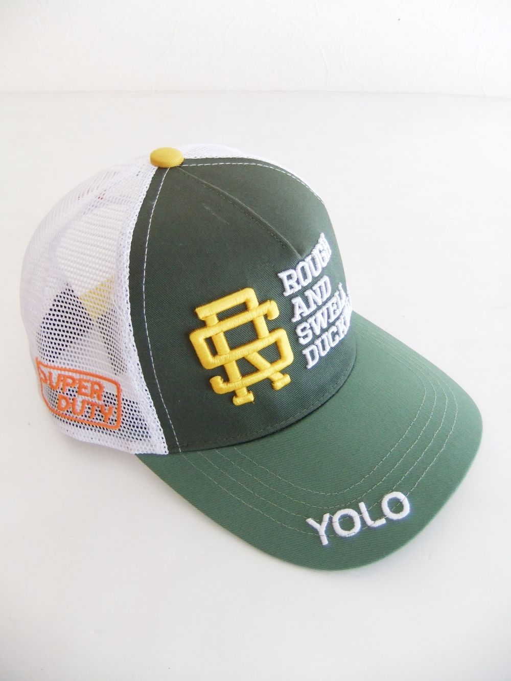 MESH TOUR CAP ( オリーブ ) ロゴ入りキャップ RSA-22001