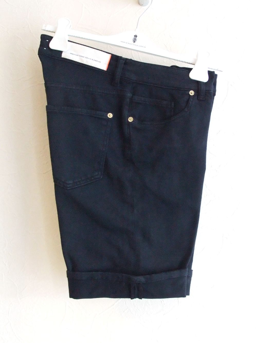 ジャジーデニム ハーフパンツ  BARRET   JERSEY EASY DENIM HALF PANT