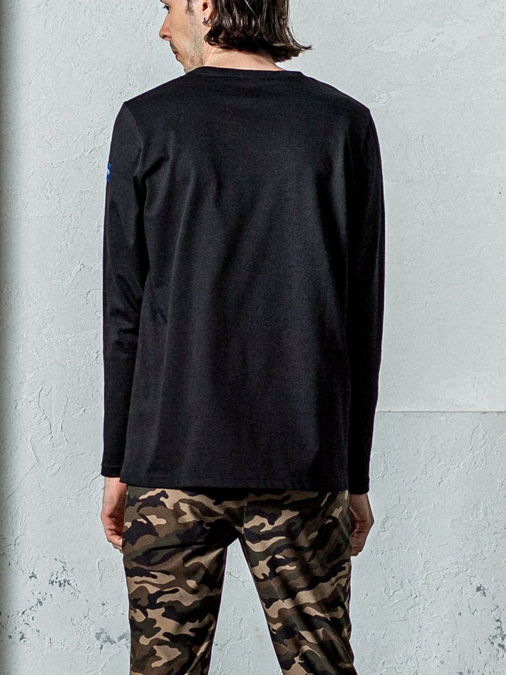 longsleave t-shirts    ロングスリーブ Tシャツ (ブラック)   T-008