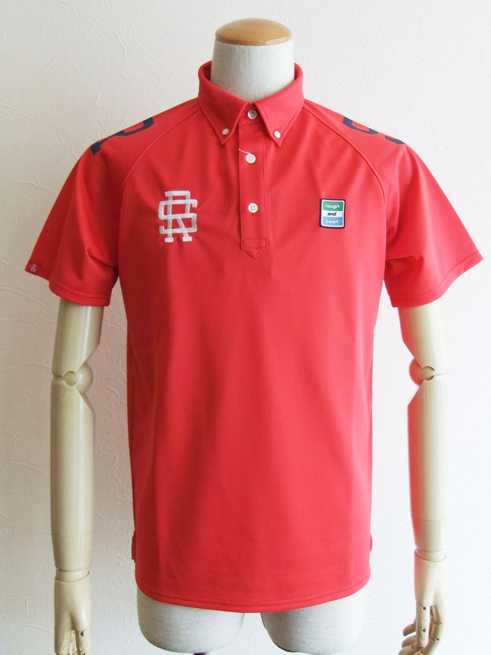 ATHLETIC POLO ( レッド )   半袖B.D.ポロ  RSM-21012