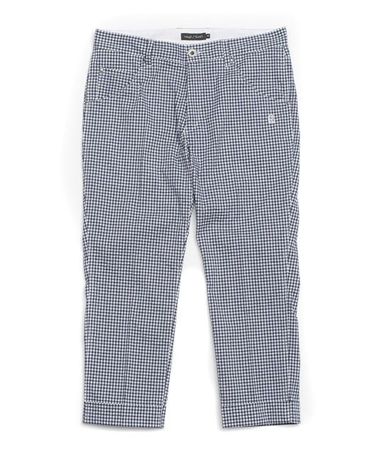 BIRMINGHAM CROPPED  ストレッチクロップドパンツ ( ネイビー )