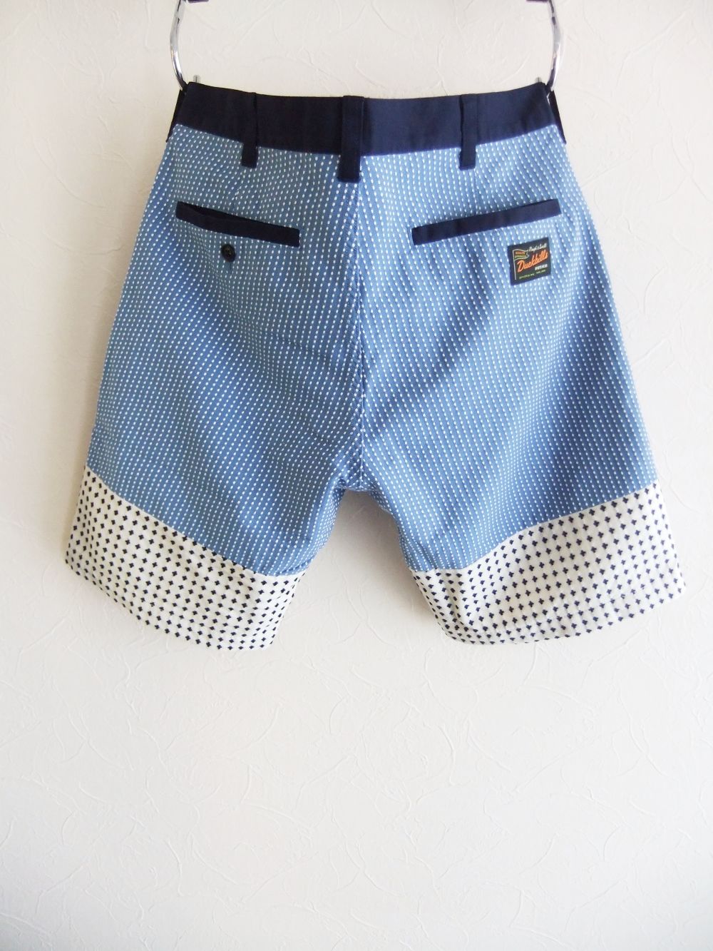 SASHICO SHORTS  (TYPE A)  刺し子織り ハーフパンツ   RSM-23071