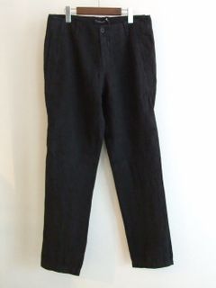 ウオッシャブル リネン ワイドパンツ