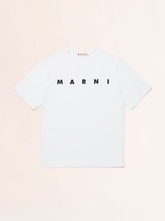 MARNI KIDS  ロゴ プリント入り レディース ガールズ Tシャツ