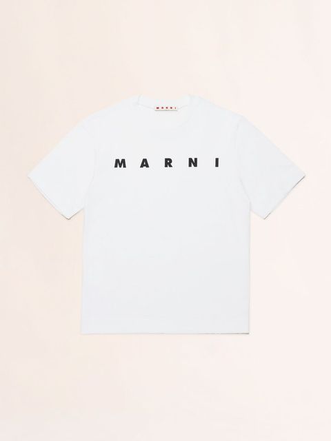 MARNI KIDS  ロゴ プリント入り レディース ガールズ Tシャツ