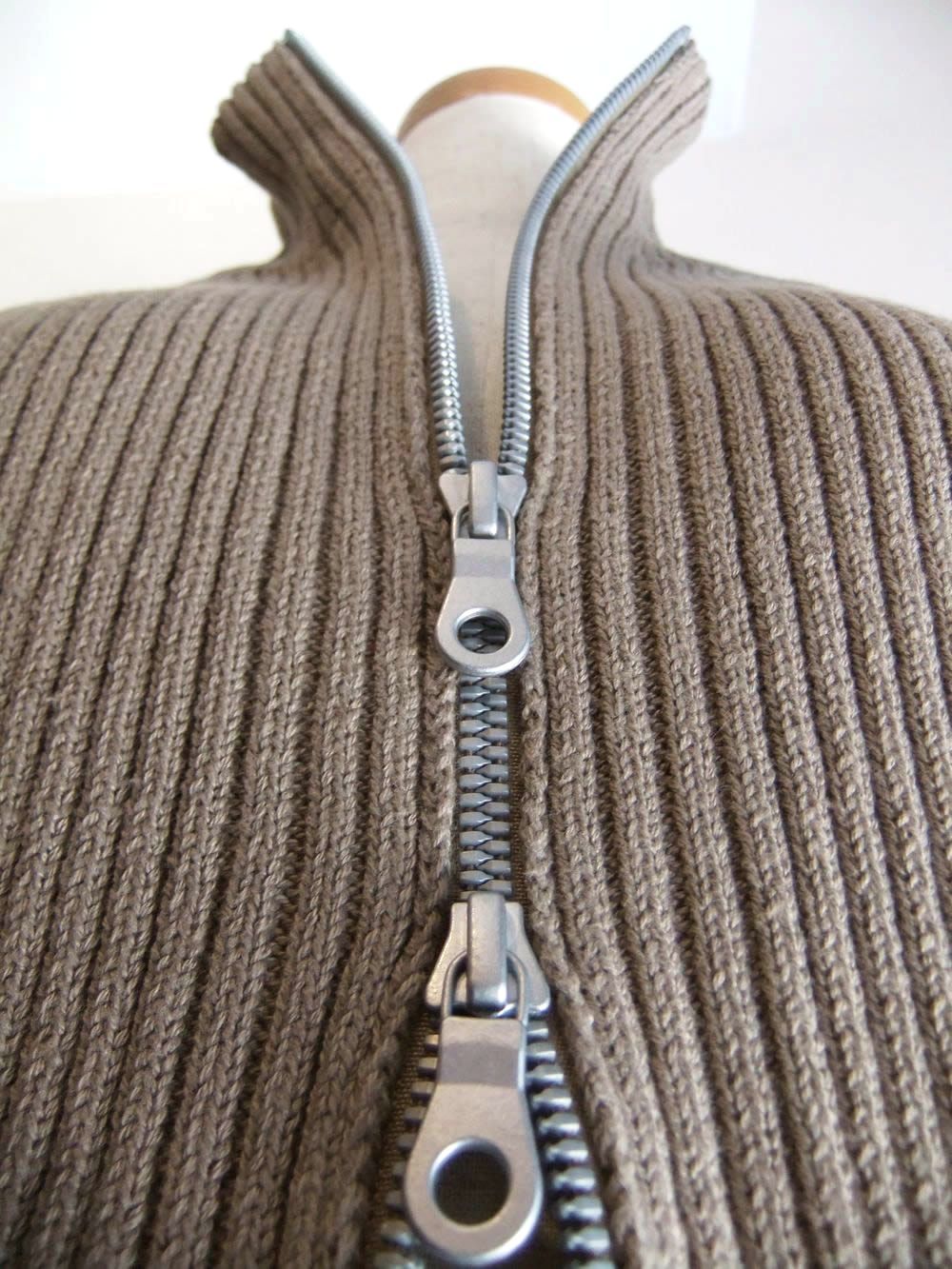 コットン リブ ZIP カーディガン ブルゾン   A153110M