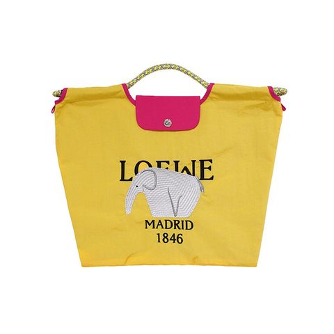 【MICALLE MICALLE Account】 HOMMAGE  LW FLAP TOTE BAG (イエロー) オマージュ トートバッグ  MAI100GDE