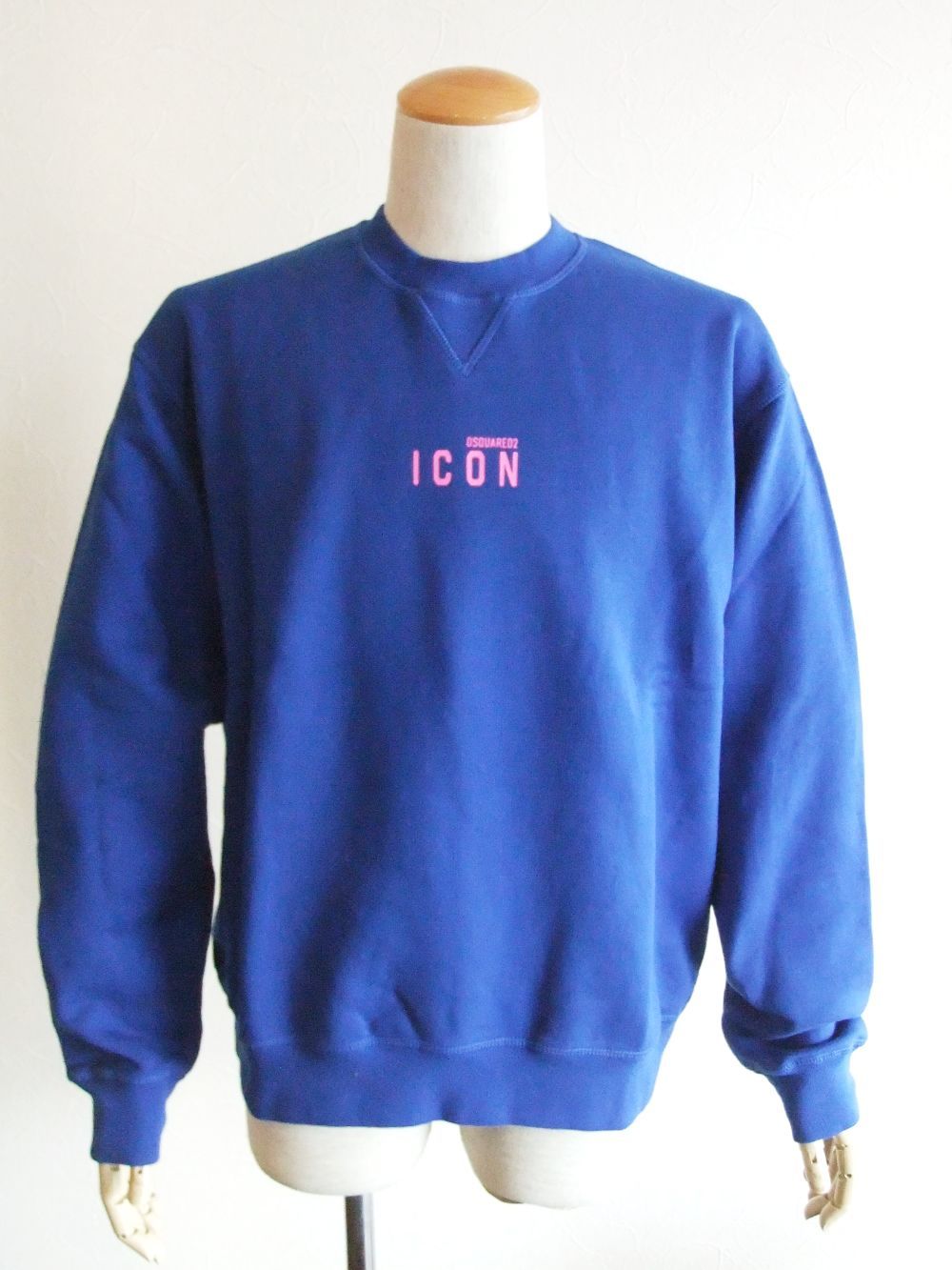 MINI ICON COOL SWEATER  (ブルー)  ミニロゴ スウェットプルオーバー   S79GU0009