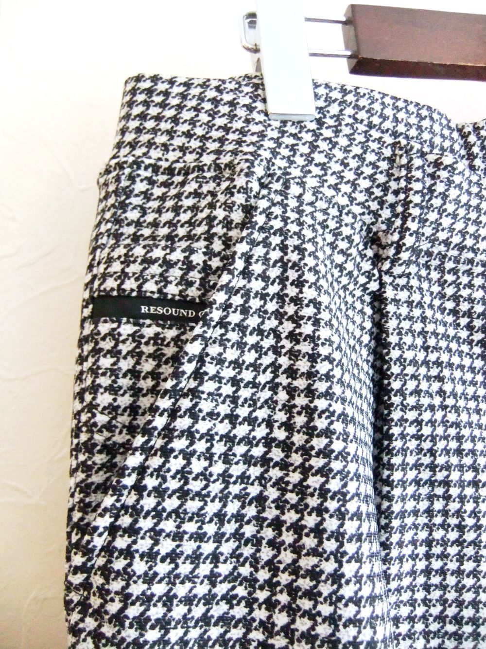 CHRIS EASY HEAT TUCK PANTS   (千鳥柄)  スラックス イージー タックパンツ