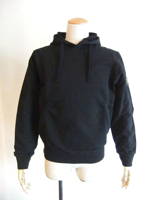 ORGANIC COTTON FLEECE     スウェット パーカー  (ブラック)