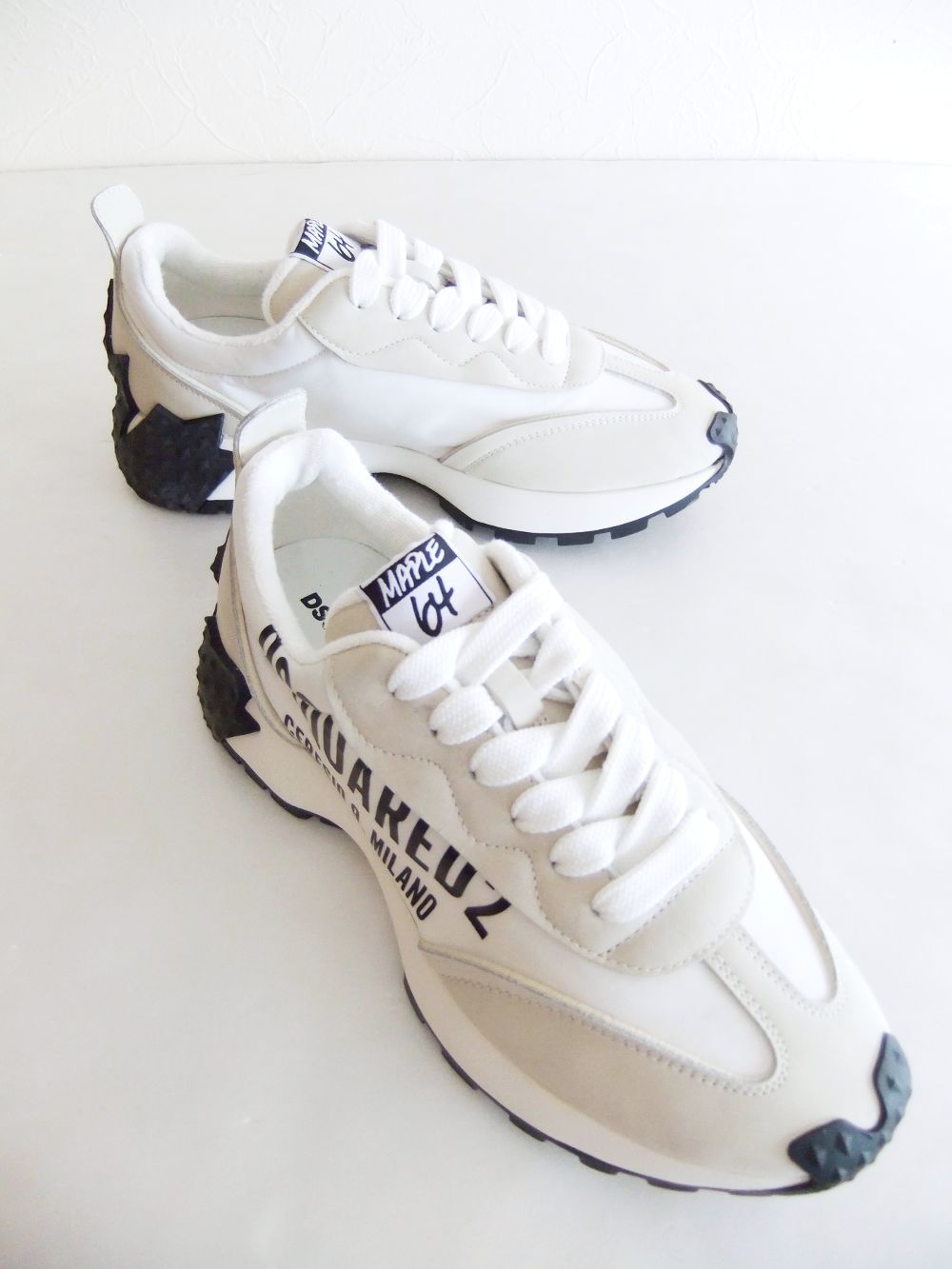 Dsquared2 - MAPLE 64 SNEAKERS (ホワイト) ロゴ スニーカー | 4.444glad