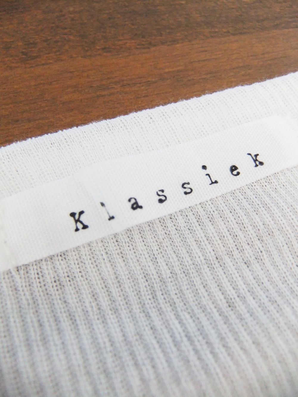 テレコ コットン Tシャツ (オフホワイト) K125501M