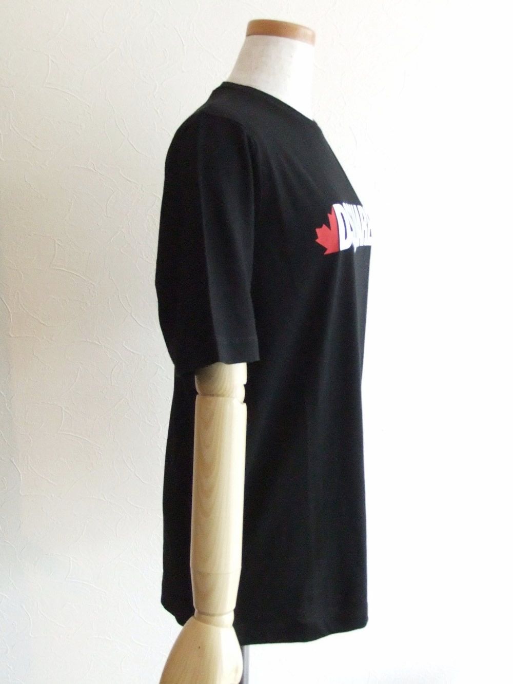 LADIES  Dsquared2  ロゴプリント T-SHIRT  (ブラック)  S75GD0180