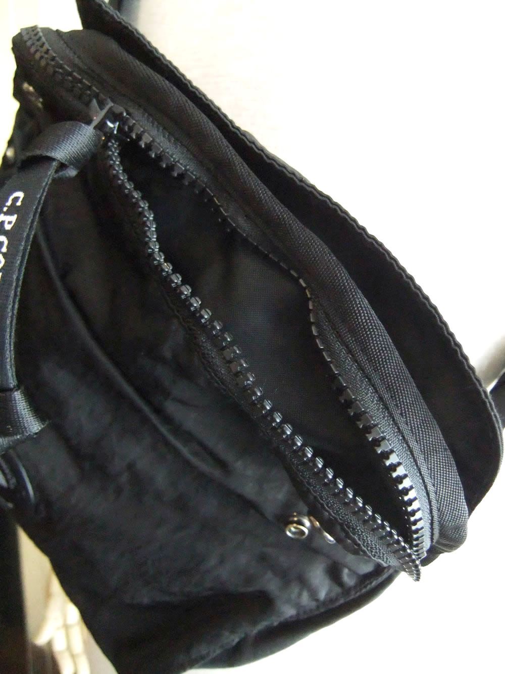 NYLON B LENS WAIST BAG   (ブラック) ミニバッグ