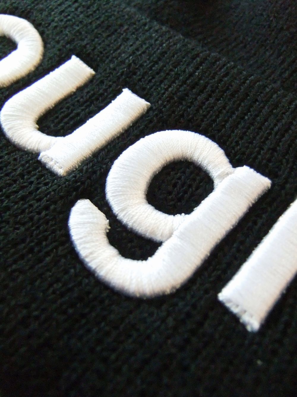 BIG LOGO BEANIE   (ブラック)  ロゴニットキャップ    RSA-21203