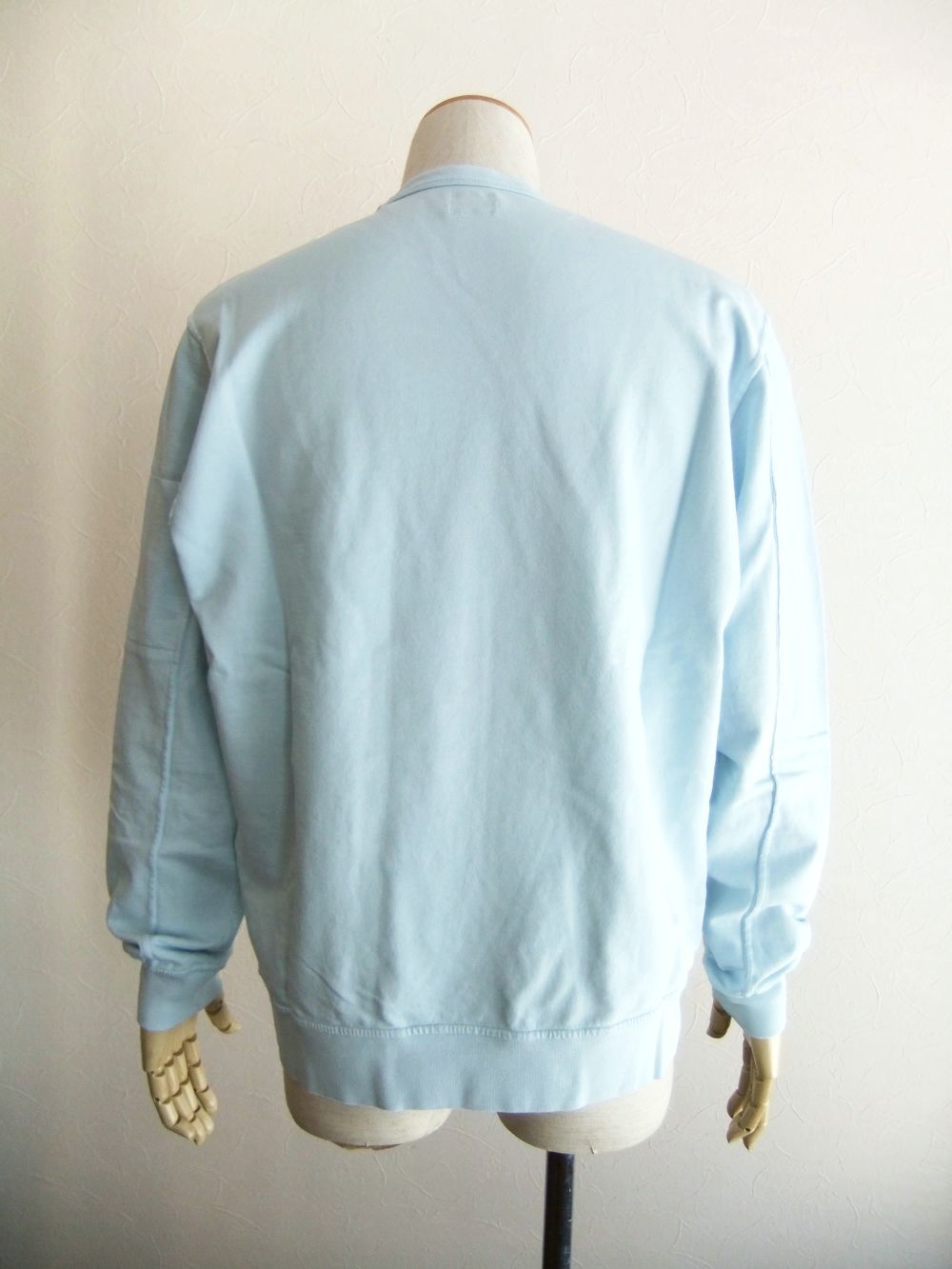 LIGHT FLEECE SWEATSHIRT  (ブルー) クルーネック スウェットシャツ