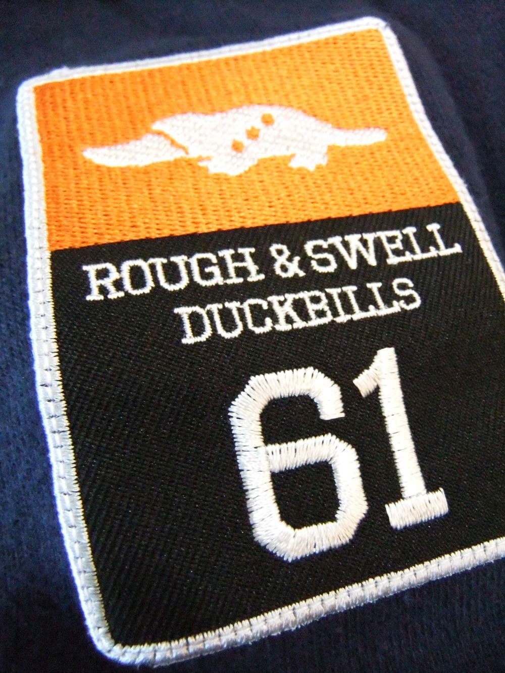 rough & swell - DUCKBILLS TRACK TOP ロゴ入り トラックジャケット