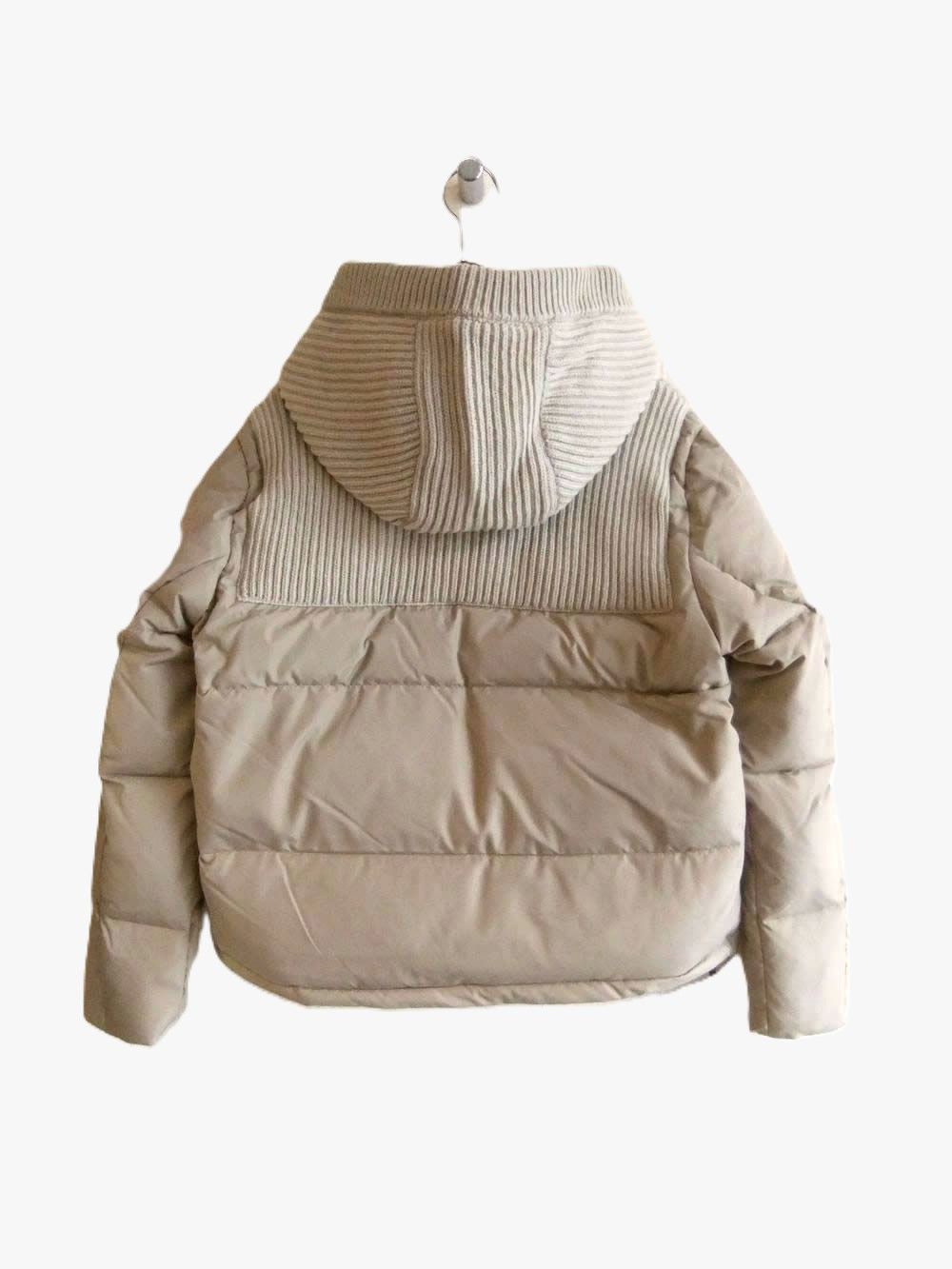 【LADIES】 BBR  ダウン × ニット ハイブリッド ショート ダッフル コート