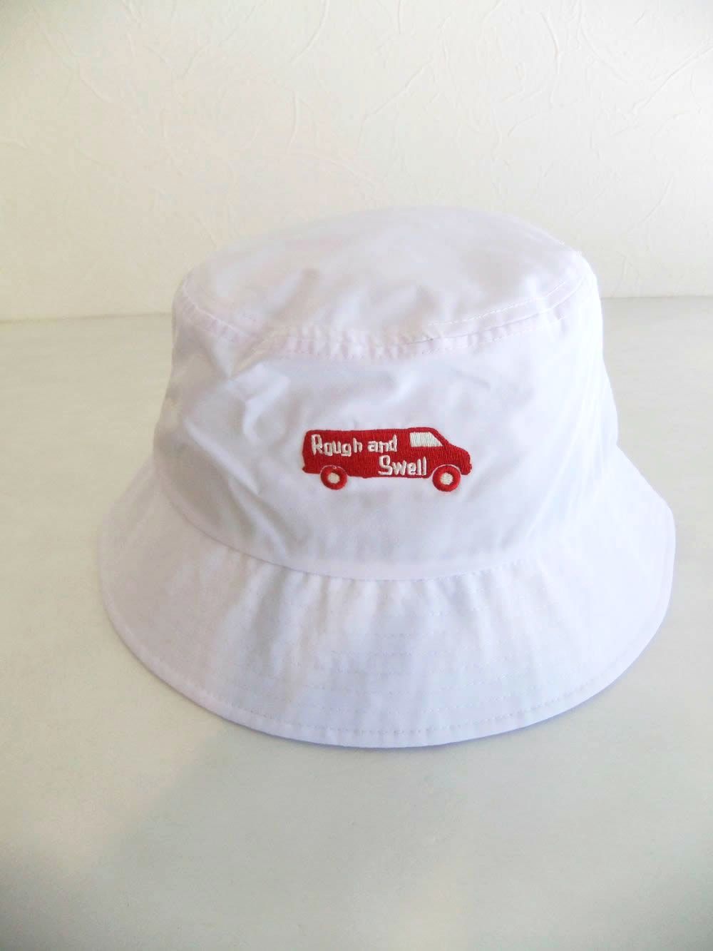 RED BUS HAT   (ホワイト)  ロゴ入り ハット    RSA-26009