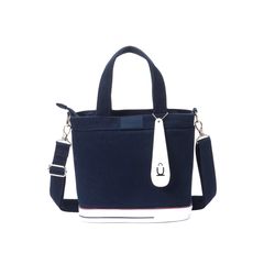 キャンバス トートバッグ   TYPE-C  (ネイビー)