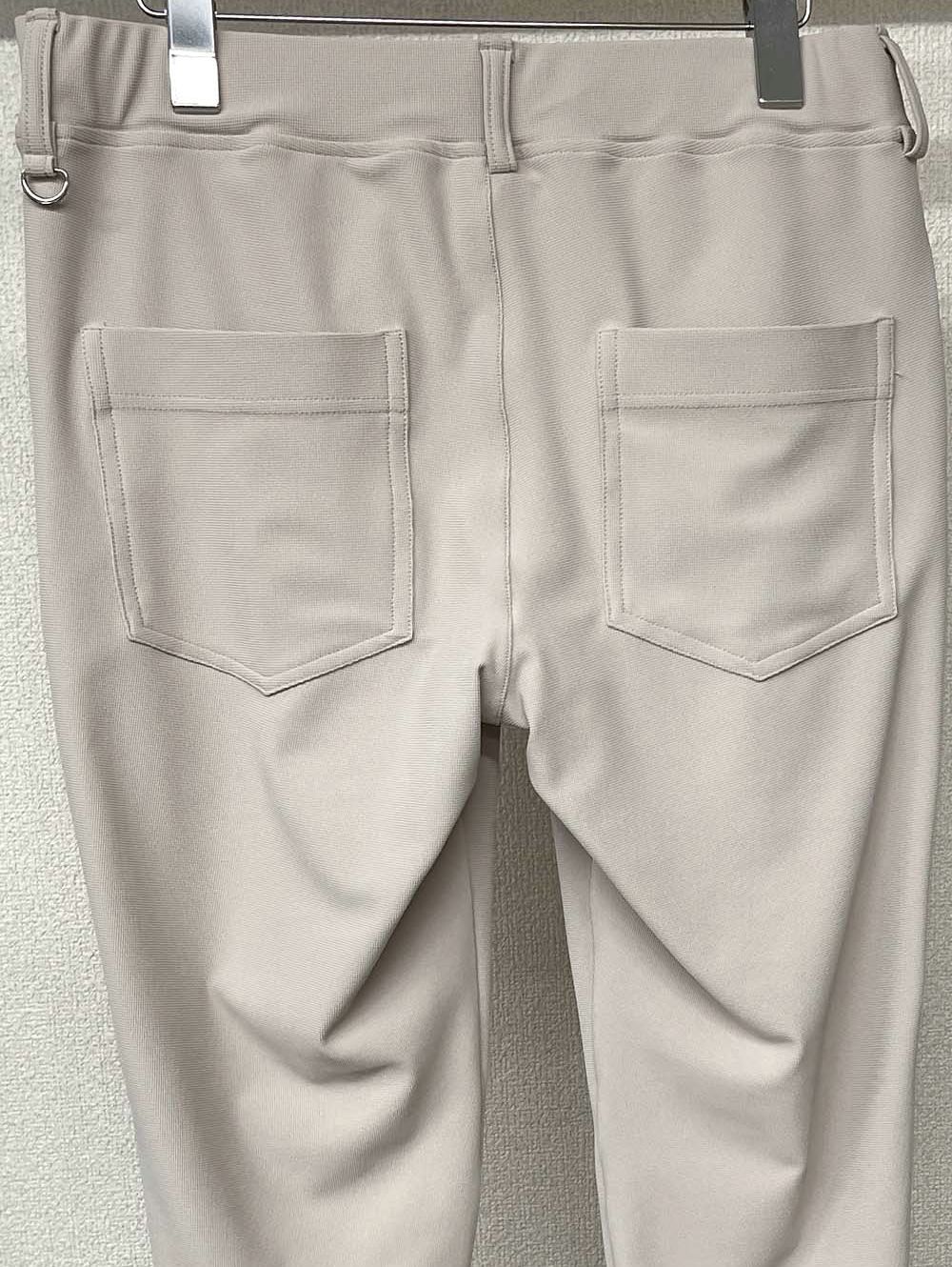 CHRIS EASY TUCK PANTS スラックス イージー タックパンツ (ベージュ)