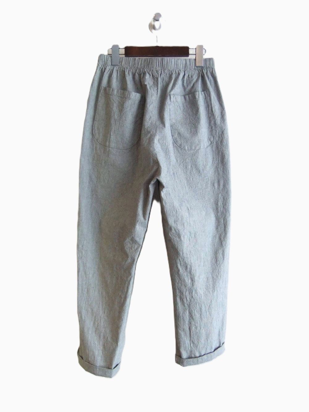 COTTON LINEN EASY PANTS   ロールアップ イージーパンツ  625605