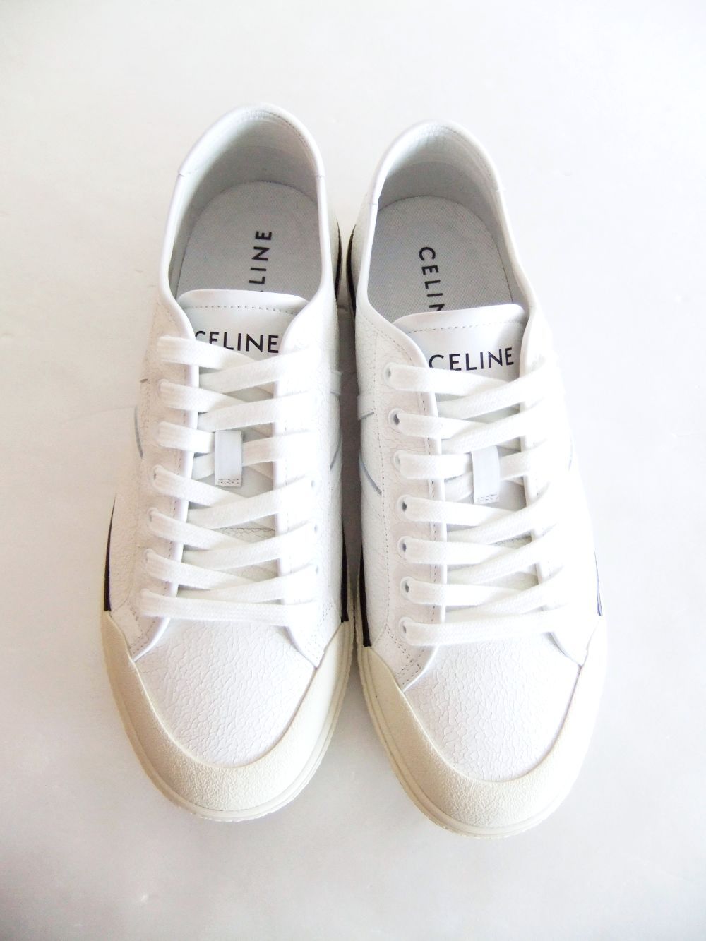 CELINE - AS-01 CELINE アラン レースアップ ロースニーカー