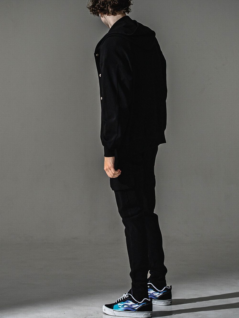 BLISTER VARSITY HOODIE   フード付き スタジャン
