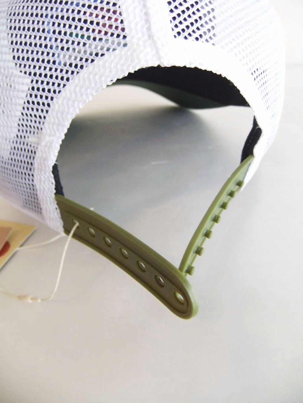 BEACH SIDE MESH CAP  (グリーン)   ロゴ入り ワッペン付き キャップ    RSA-26004