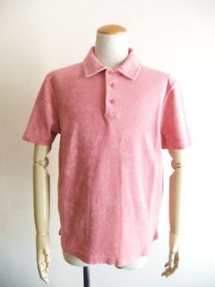 パイル S/S ポロ  (ピンク)