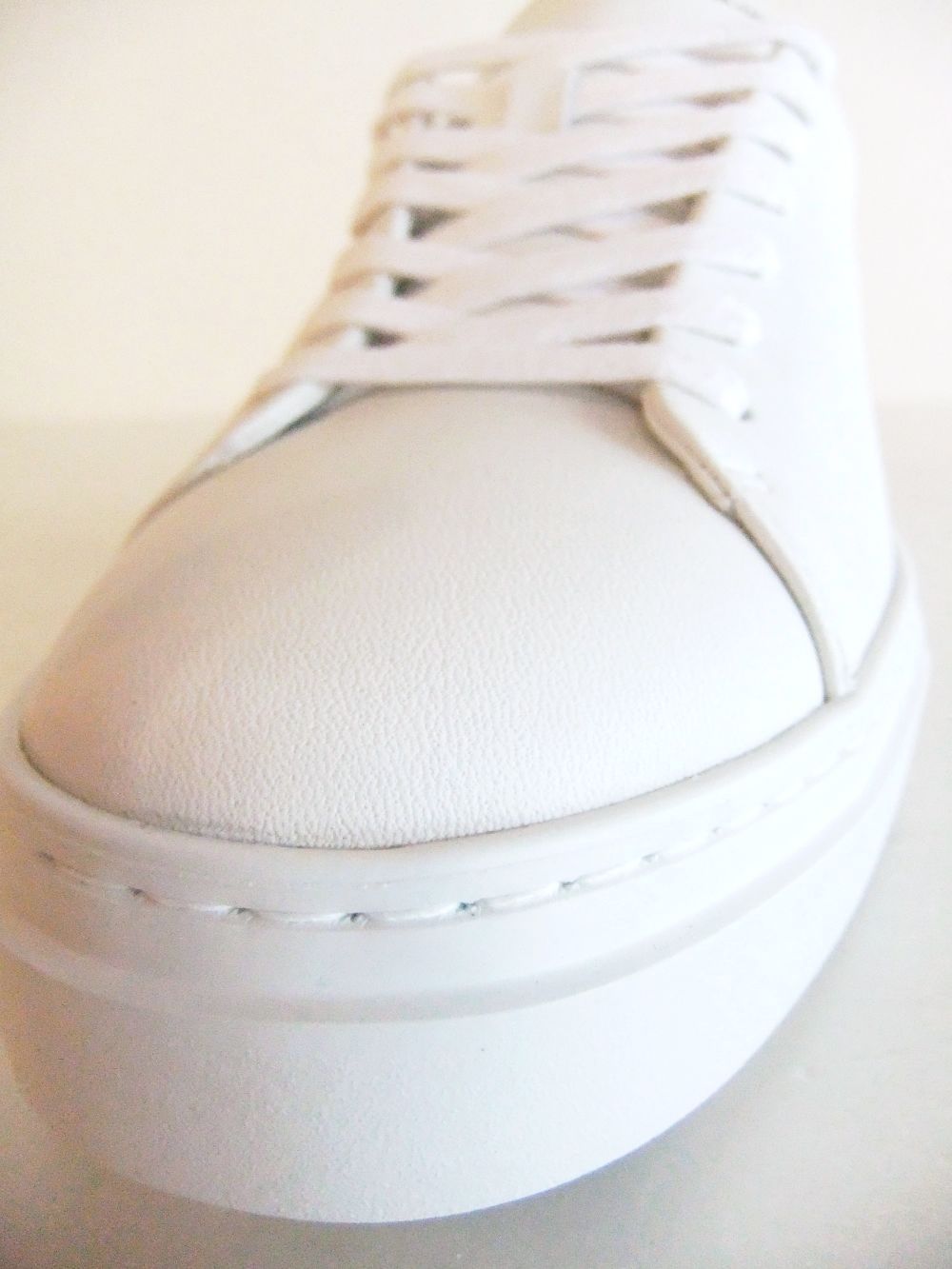 【MENS】 MINIMAI  RAW CUT (ホワイト)   レザースニーカー