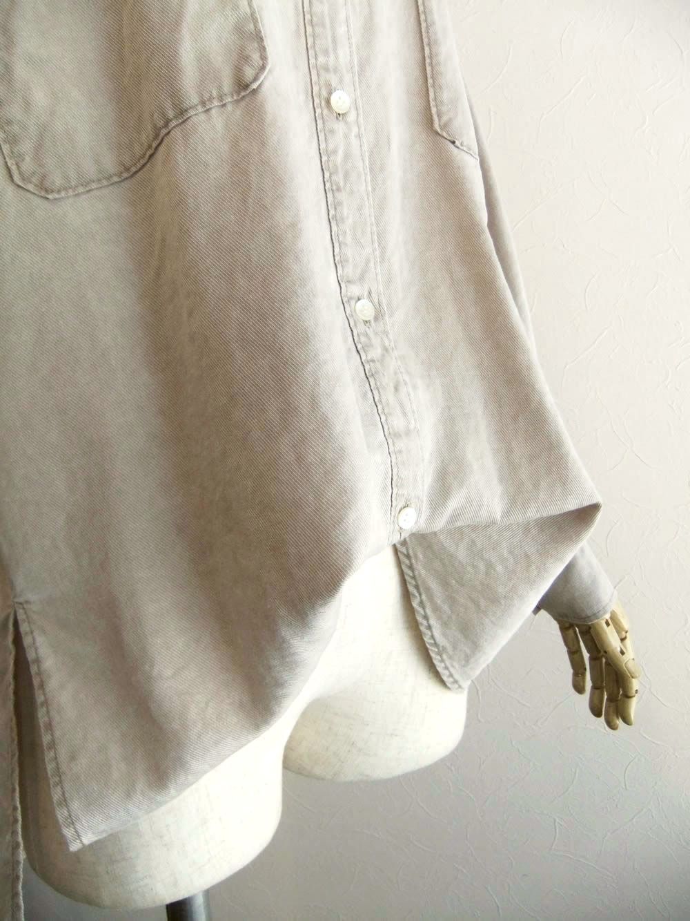 セルロース ツイル 2WAY シャツ   616930