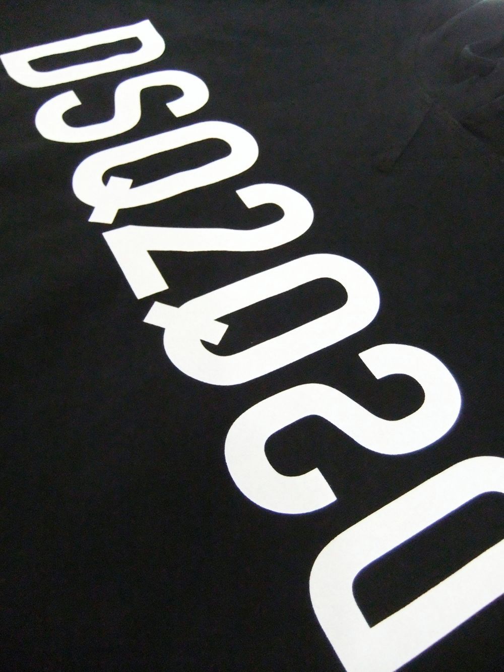 MIRROR DSQ2 LOGO HOODED SWEATSHIRT   ロゴ スウェットフーディ (ブラック)  S74GU0495