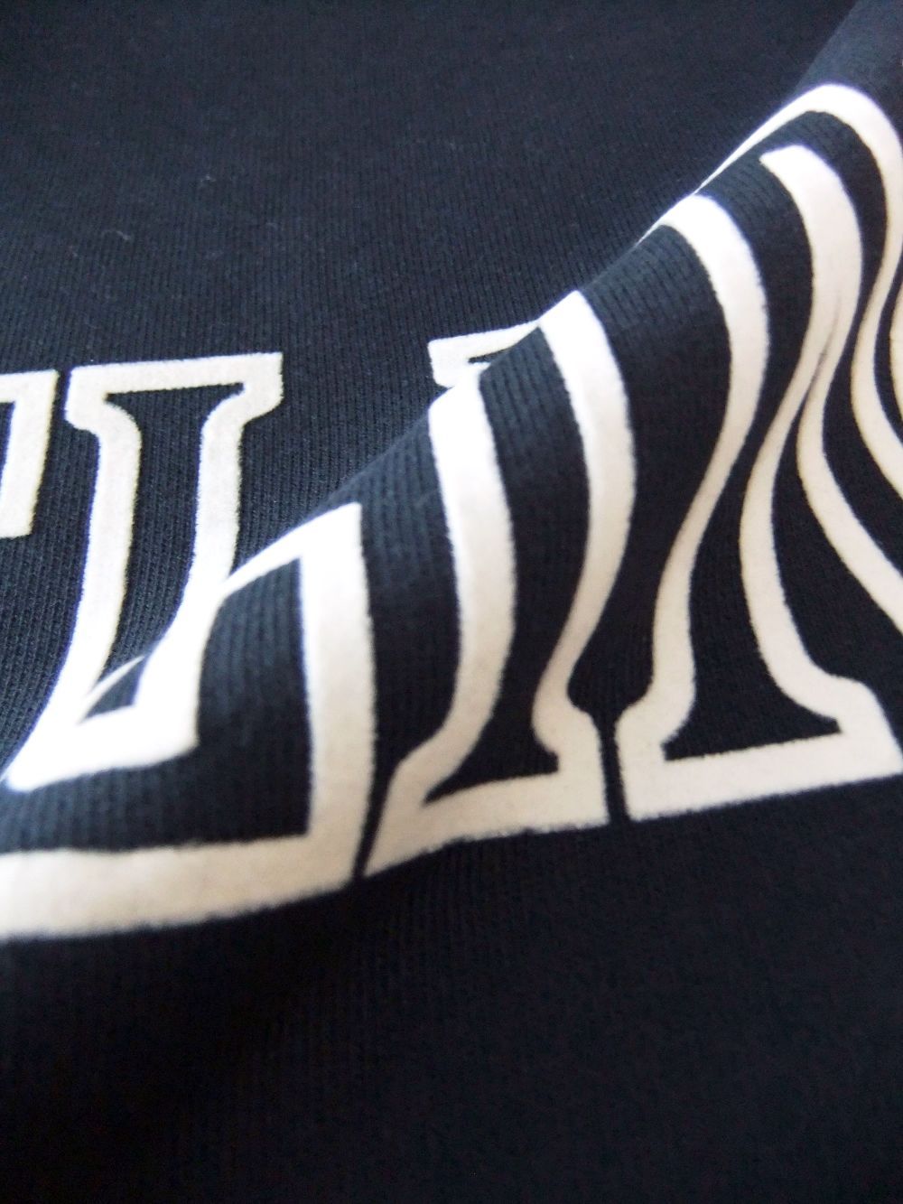 LOGO コットン ルーズ フーディ