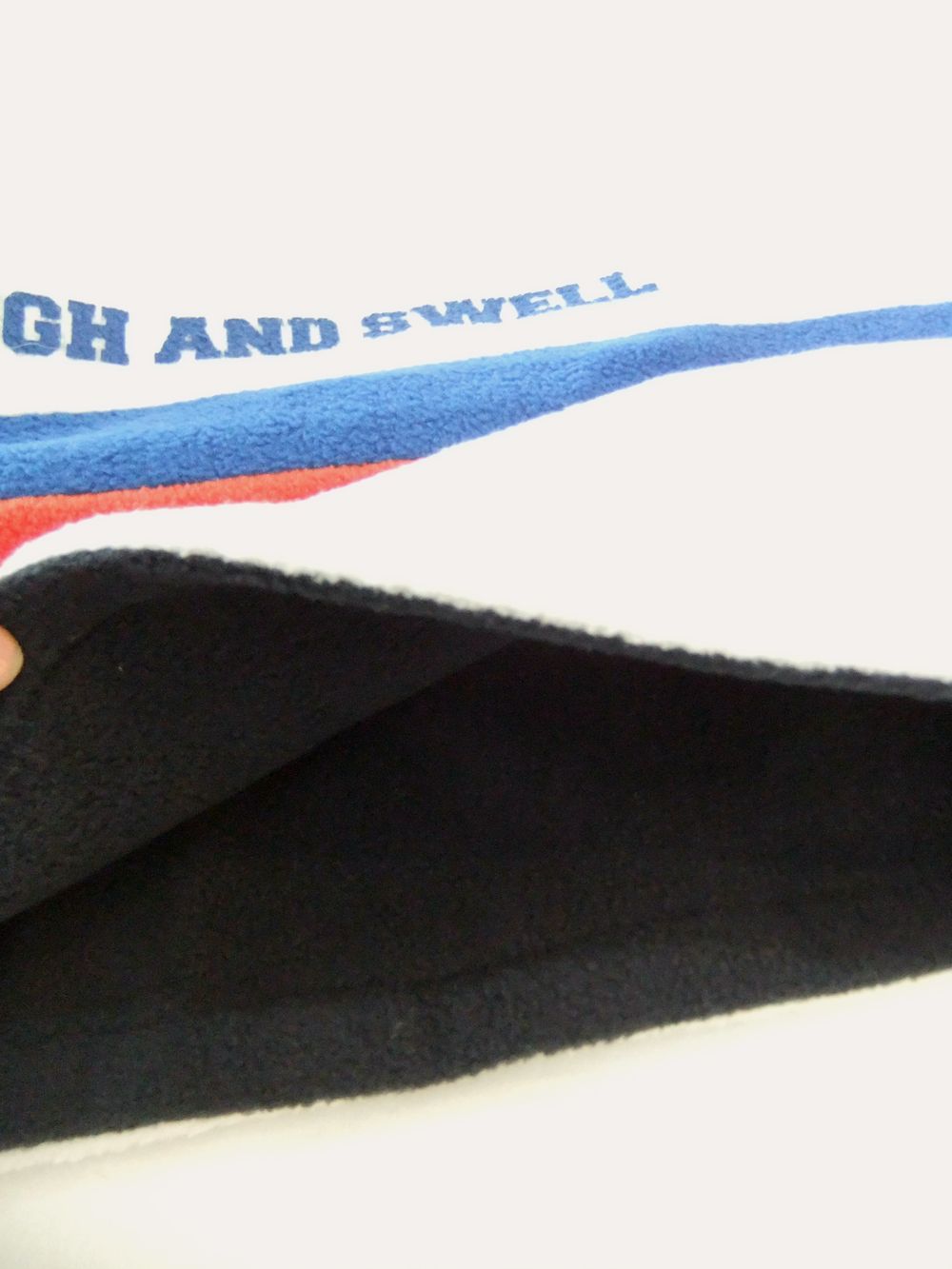 TRICOLOR  NECK WARMER (ホワイト)  フリース ネックウォーマー RSA-25209
