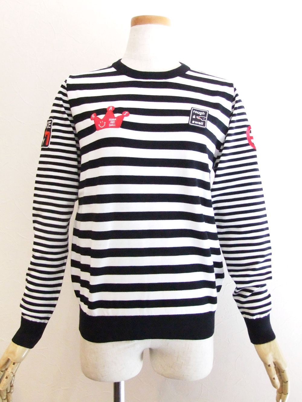【LADIES】 ZEBRA CREW W.   ボーダー柄クルーネックセーター   RSL-21020