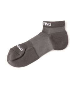 MENS CORDURAⓇ SHORT SOCKS （グレー） ロゴ ソックス