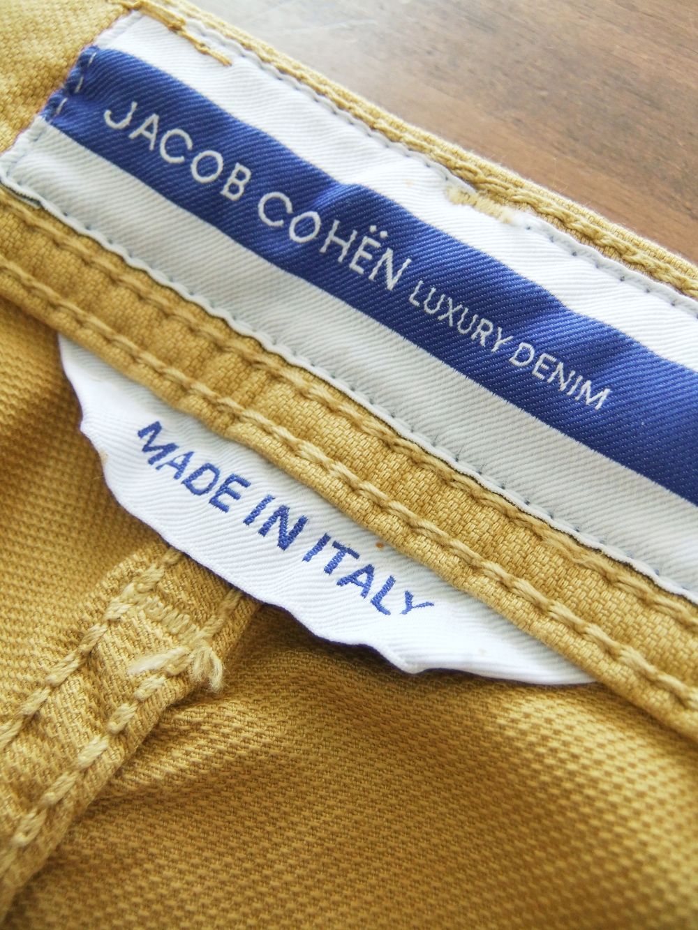 NICK ウォッシュドストレッチト SLIM FIT  コットンパンツ