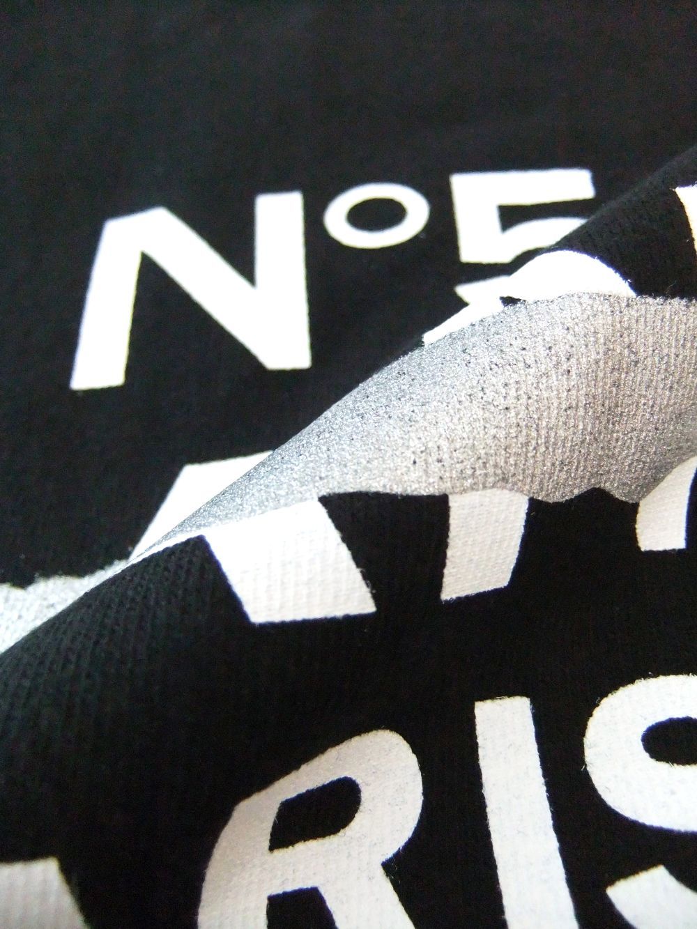 【MICALLE MICALLE Account】 HOMMAGE NO5 CL T-SHIRT   (ブラック)  ロゴ T-SHIRT   MAD106TCB