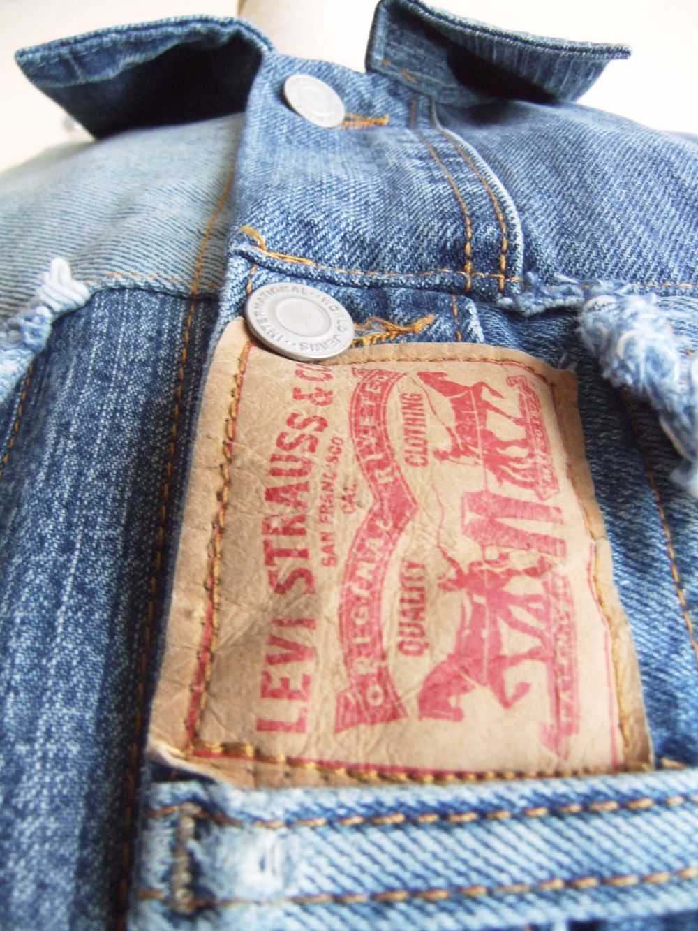 【MICALLE MICALLE Vintage】 Levi‘s  ヴィンテージデニム リメイク ジャケット MVG100JDE