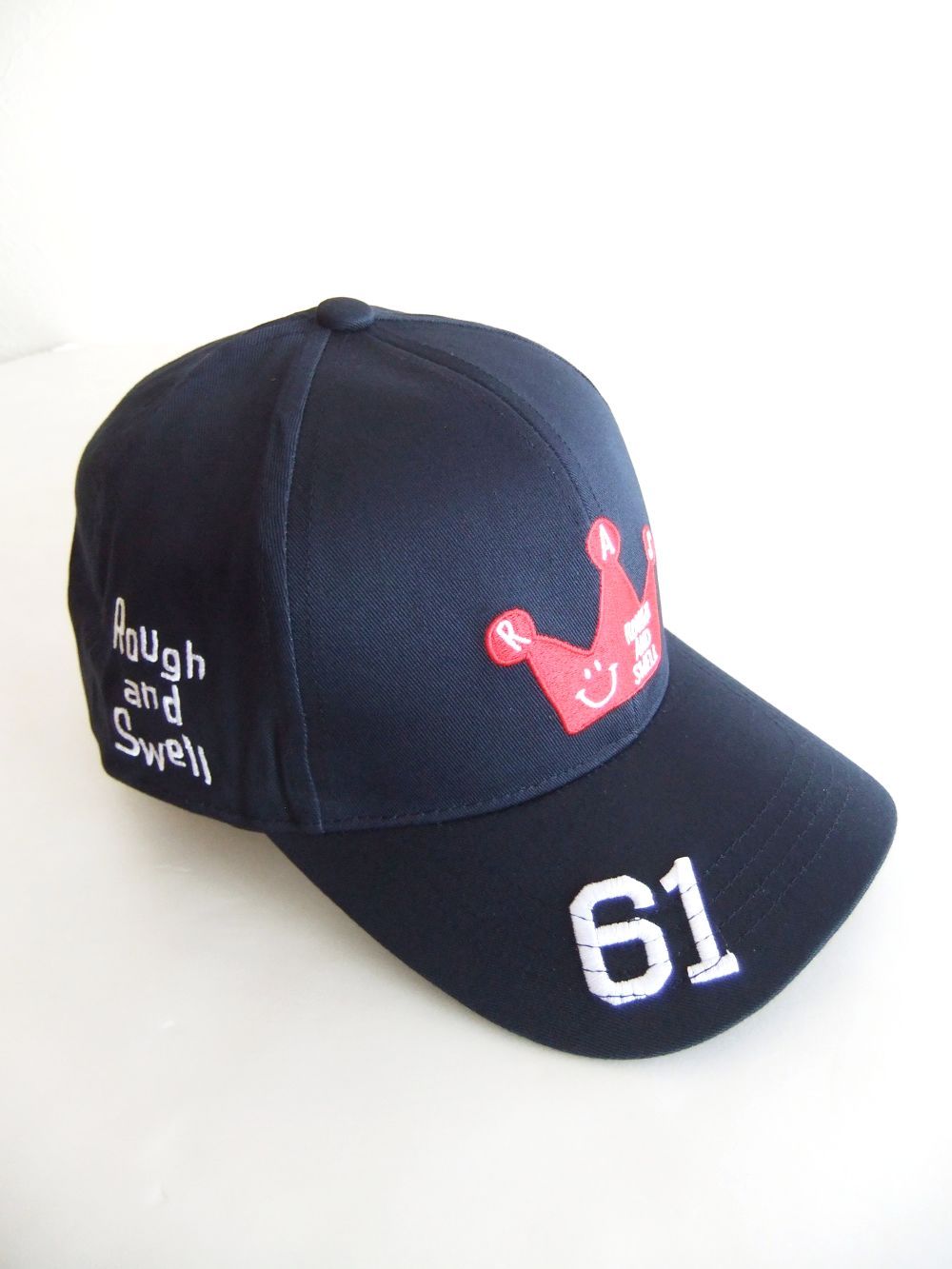 CROWN B.B. CAP  ( ネイビー )  ロゴ入りキャップ  RSA-22202