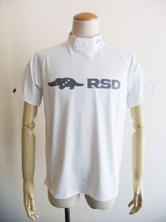 GOAT MOCK  (ホワイト) モックネック 半袖ポロシャツ RSM-23024