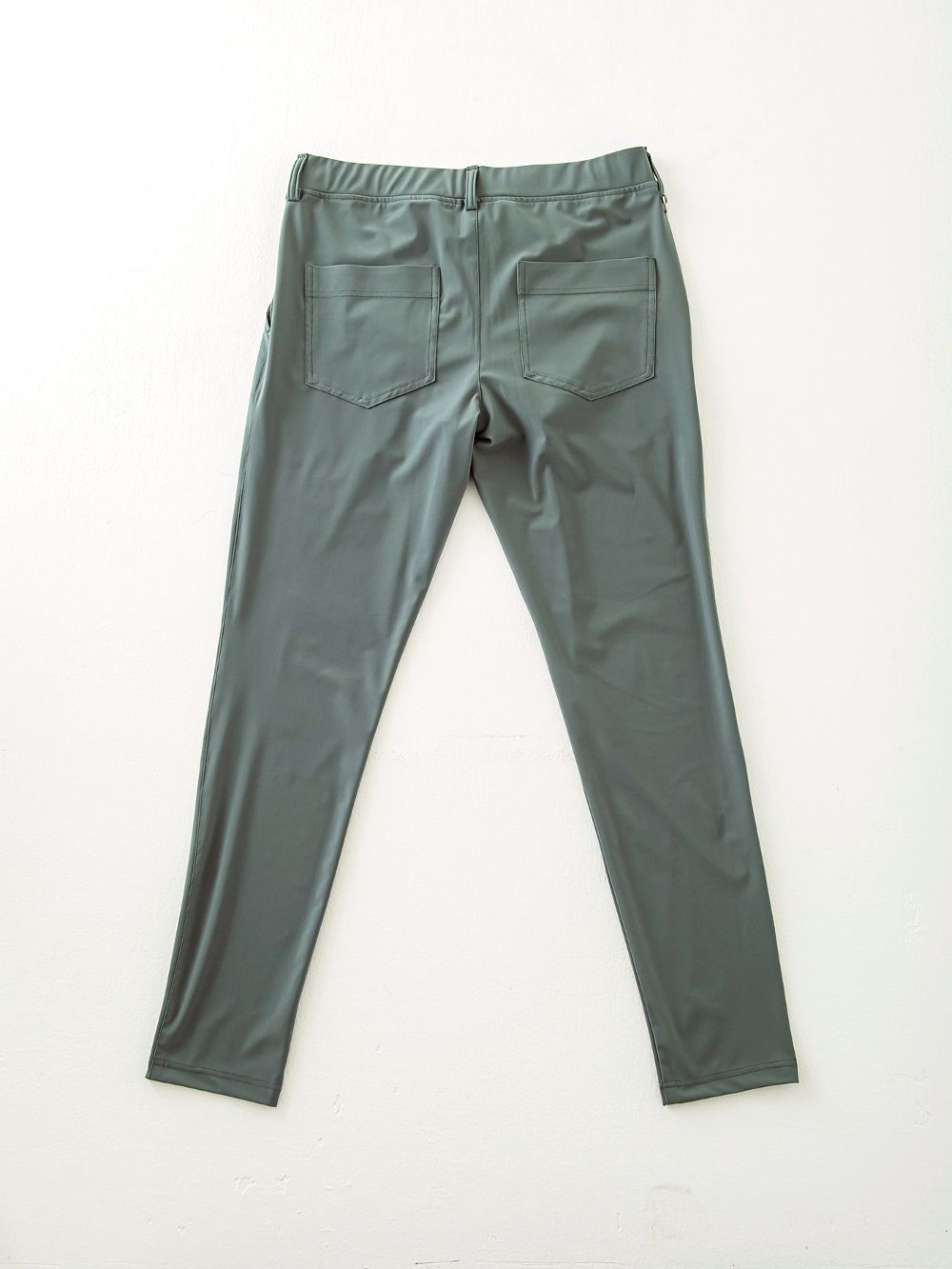CHRIS EASY TUCK PANTS スラックス イージー タックパンツ (カーキ)