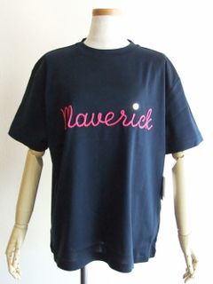ロープ 刺繍 ロゴ入り Tシャツ  (ネイビー)  MM2196
