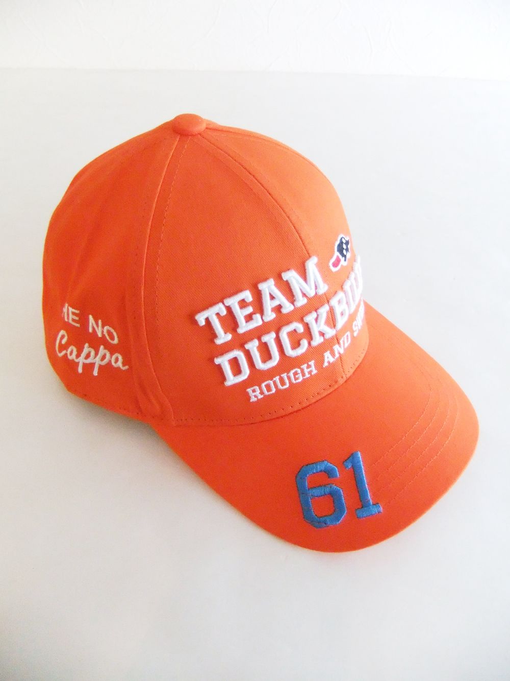 TEAM DUCKBILLS CAP  ( オレンジ )  ロゴ入りキャップ  RSA-23001