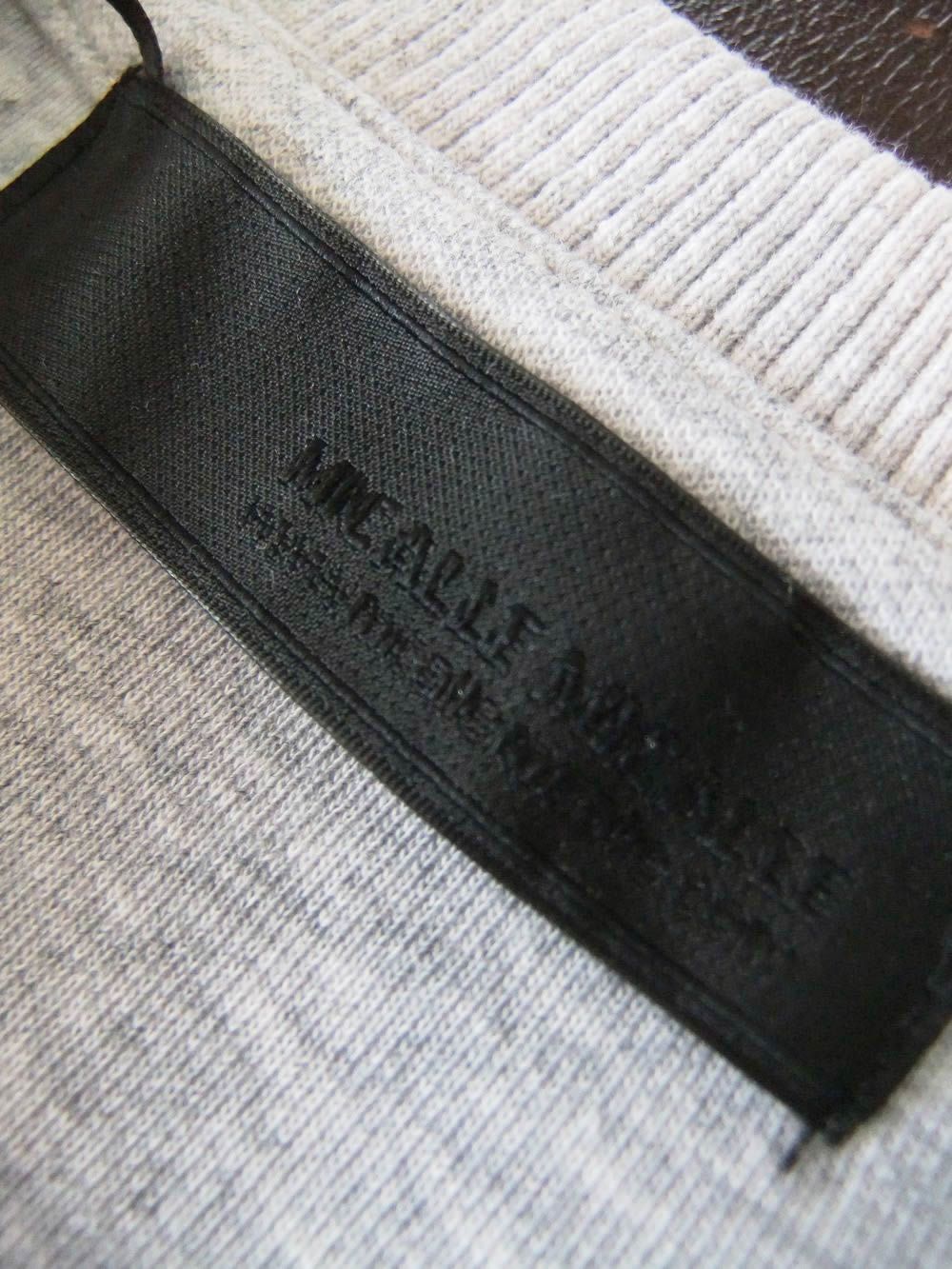 スリーブ ZIP デザイン 2WAY プルオーバー   （グレー）  MML108TEA