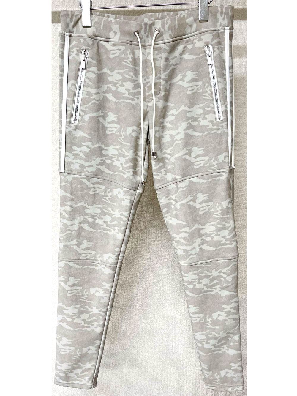Johnson LINE HEAT PANTS ジョンソン ライン ナイロン パンツ (グレーカモフラ)