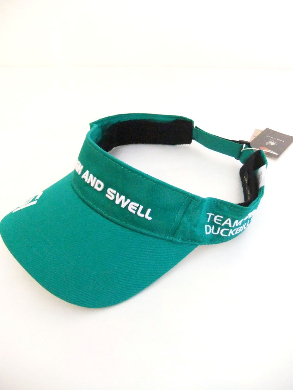 TEAM DUCKBILLS SUN VISOR (エメラルドグリーン) ロゴ入り サンバイザー  RSA-23003